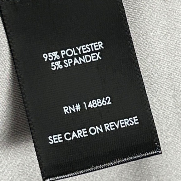 Torrid‎ Silver Satin V-Neck Puff Sleeve Short Sleeve Blouse Womens 4X Top Party - Picture 7 of 11